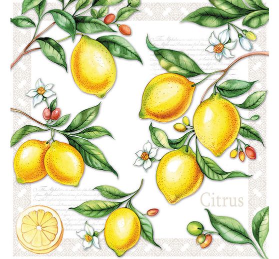 Napkin "Citrus fruit"