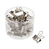 VBS Terugvouwklem, 19 mm, 40 stuks Zilver