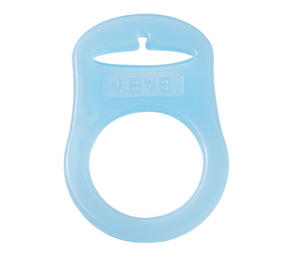 Silicone ring for pacifier chains