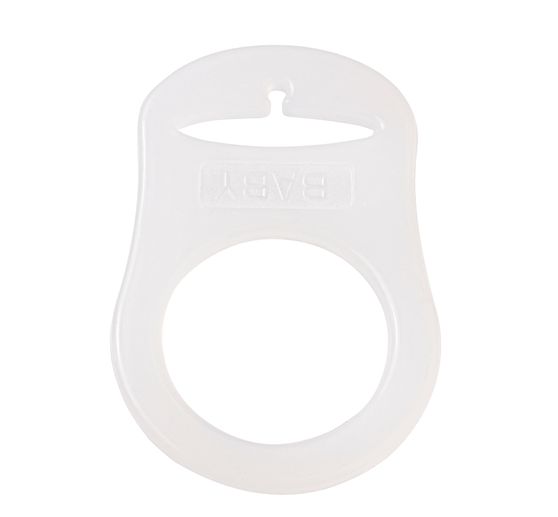 Silicone ring for pacifier chains