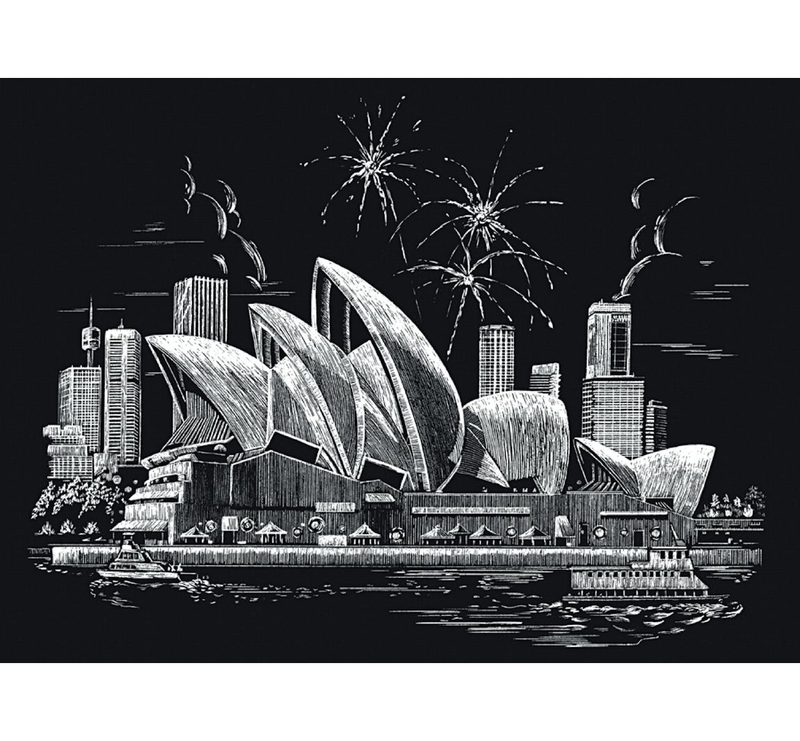 Krasplaat "Sydney Opera House"