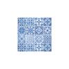 Servet "Blauwe tegels"
