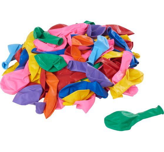 VBS Balloons "Colorful", 100 pieces