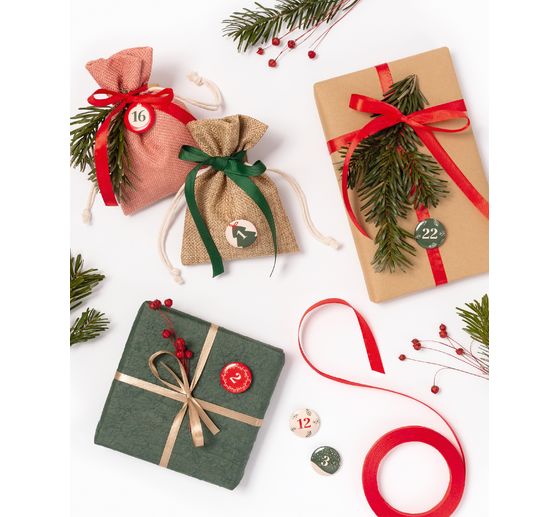 Advent numbers "Buttons"