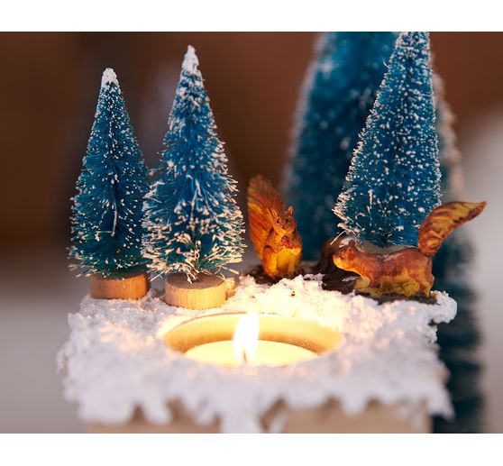 VBS Tealight holder "Cube", 15 pieces