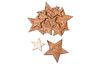 VBS cork scatter decoration "Stars", set of 12