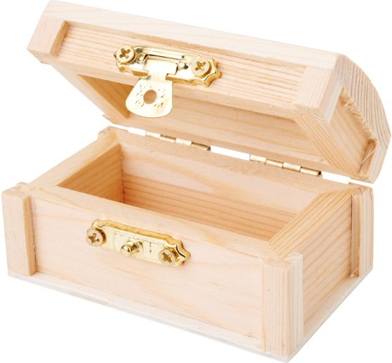 Miniature treasure chest, approx. 7 x 4 x 4 cm