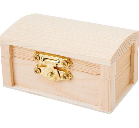 Miniature treasure chest, approx. 7 x 4 x 4 cm