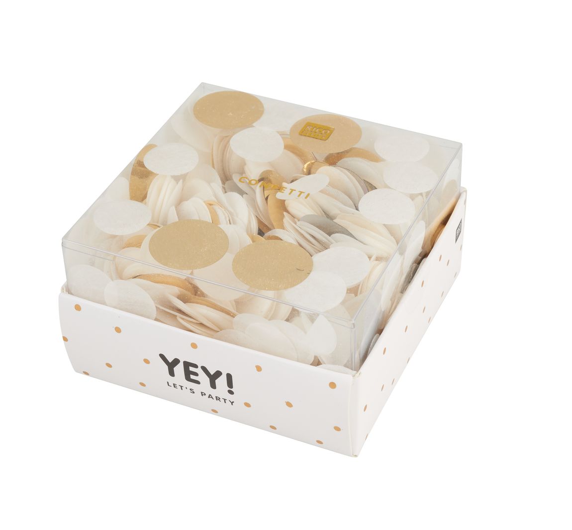 Confetti Mix - Wit/Goud/Zilver