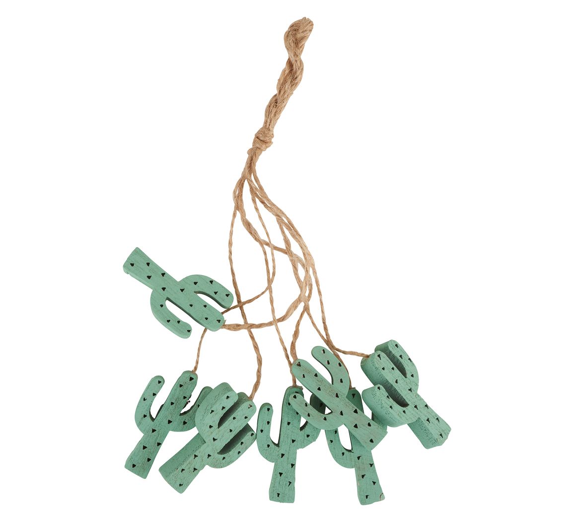 Decoratieve hanger Cactus "Stina" - Groen