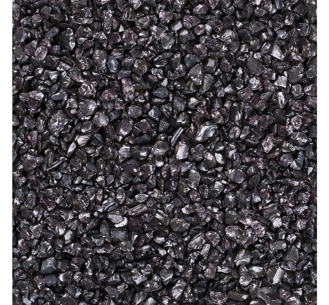 Glasblokken, 2-4 mm - Hematiet