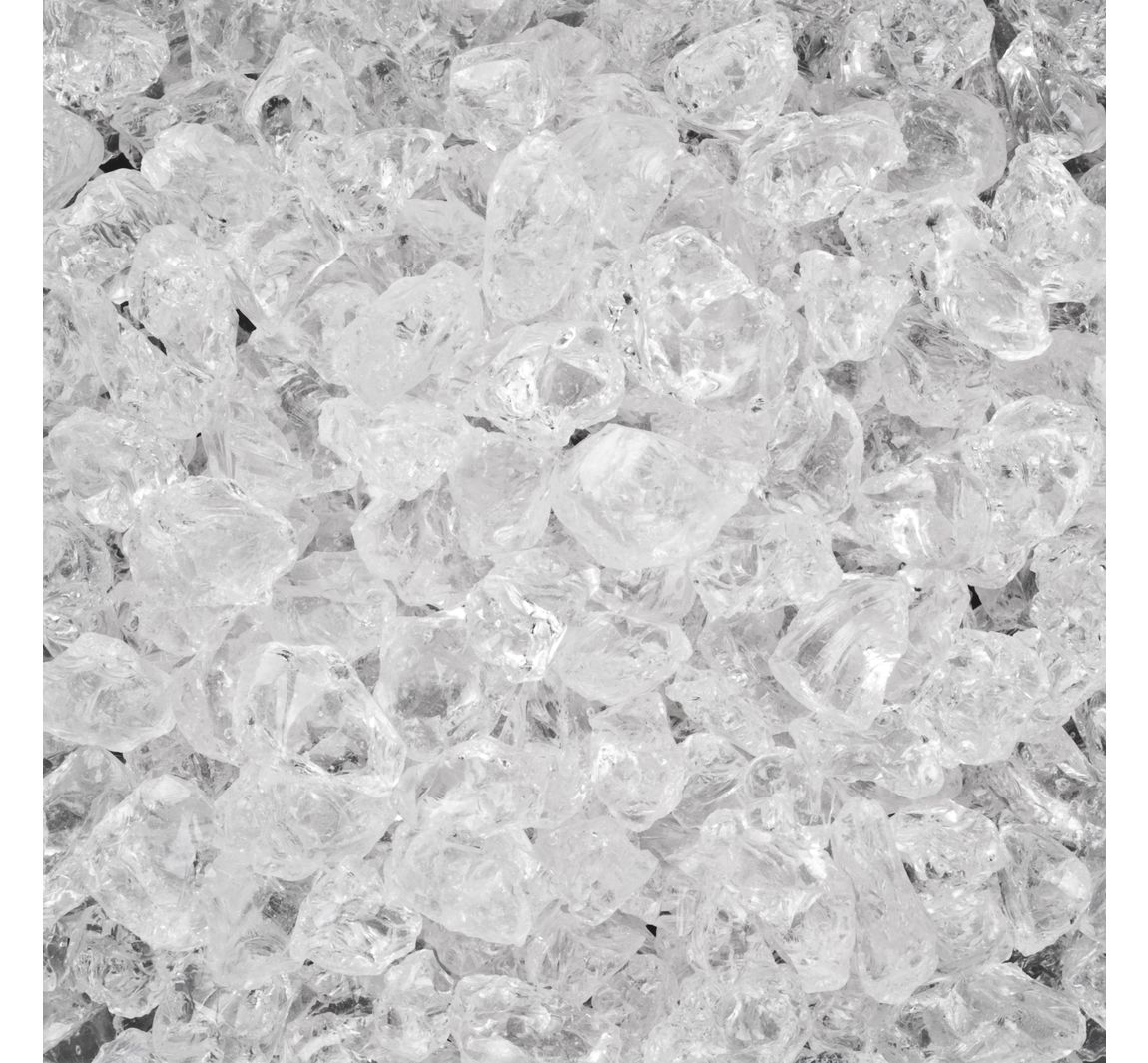 Glasblokken, 4-10 mm - Bergkristal