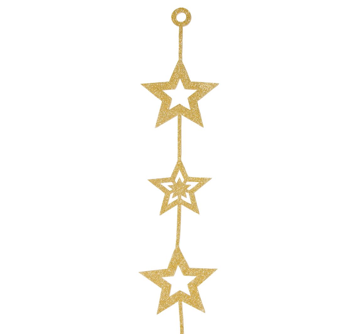 Glitterkrans "Stars" - Goud