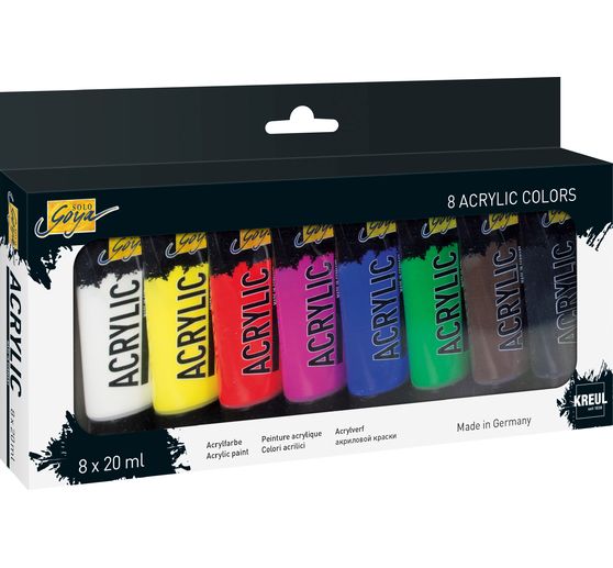 Solo Goya Acrylic 20 ml, set of 8