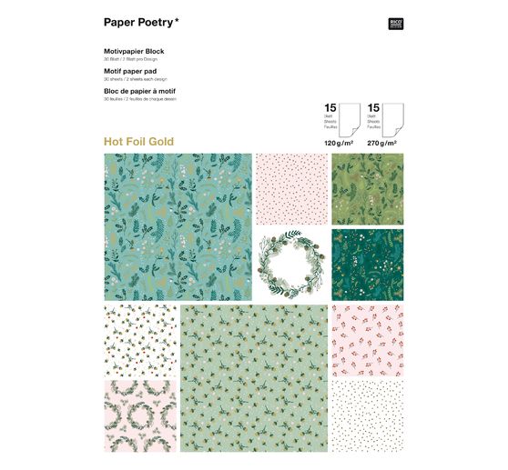 Motif block "Classical Christmas"