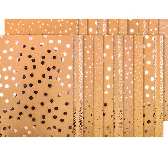 Motiefblok "Kraftpapier Hot Foil"