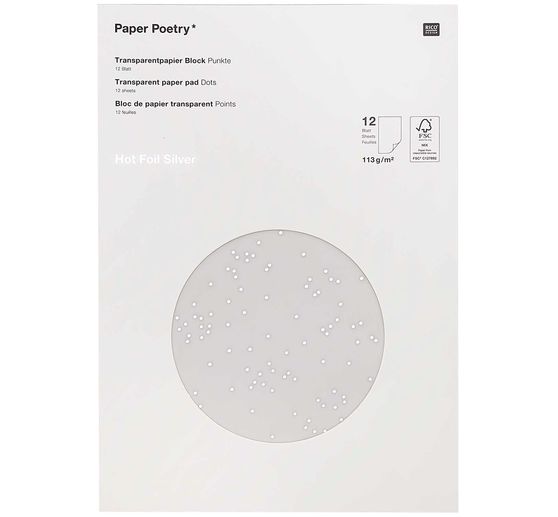 transparant papier "Stippen"