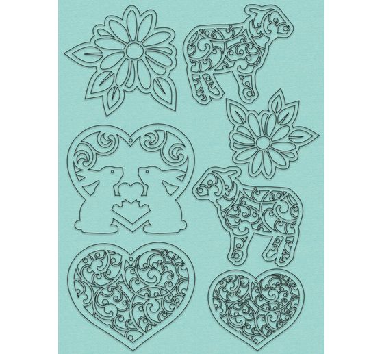 Decoratieset "Pasen", pastel