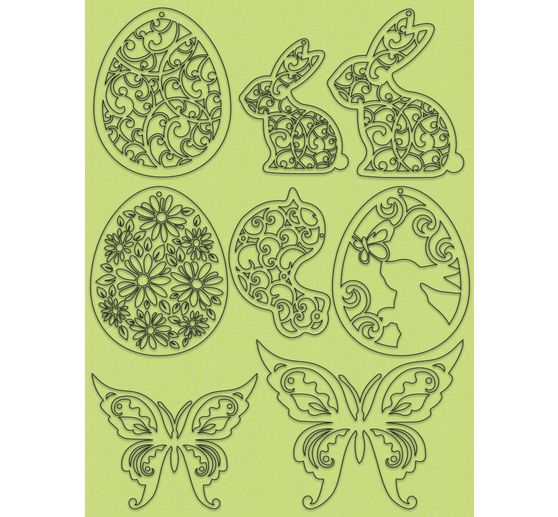 Decoratieset "Pasen", pastel