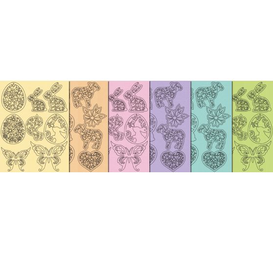 Decoratieset "Pasen", pastel