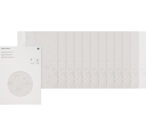 transparant papier "Stippen"