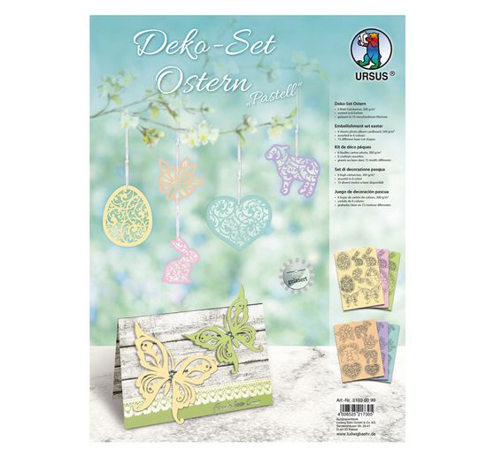 Decoratieset "Pasen", pastel