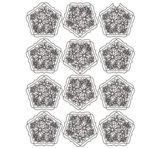 Silhouetbollen "Bloemen"