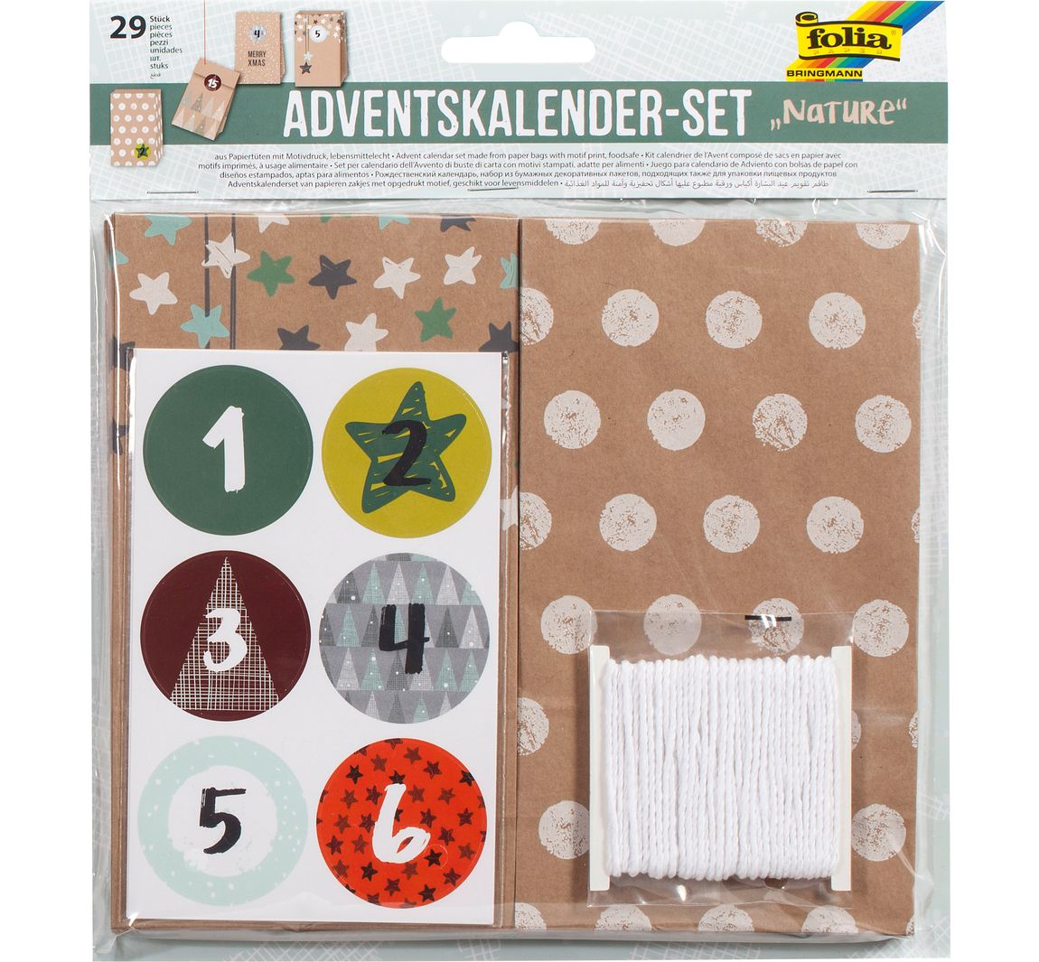 Adventskalender-set "Nature"