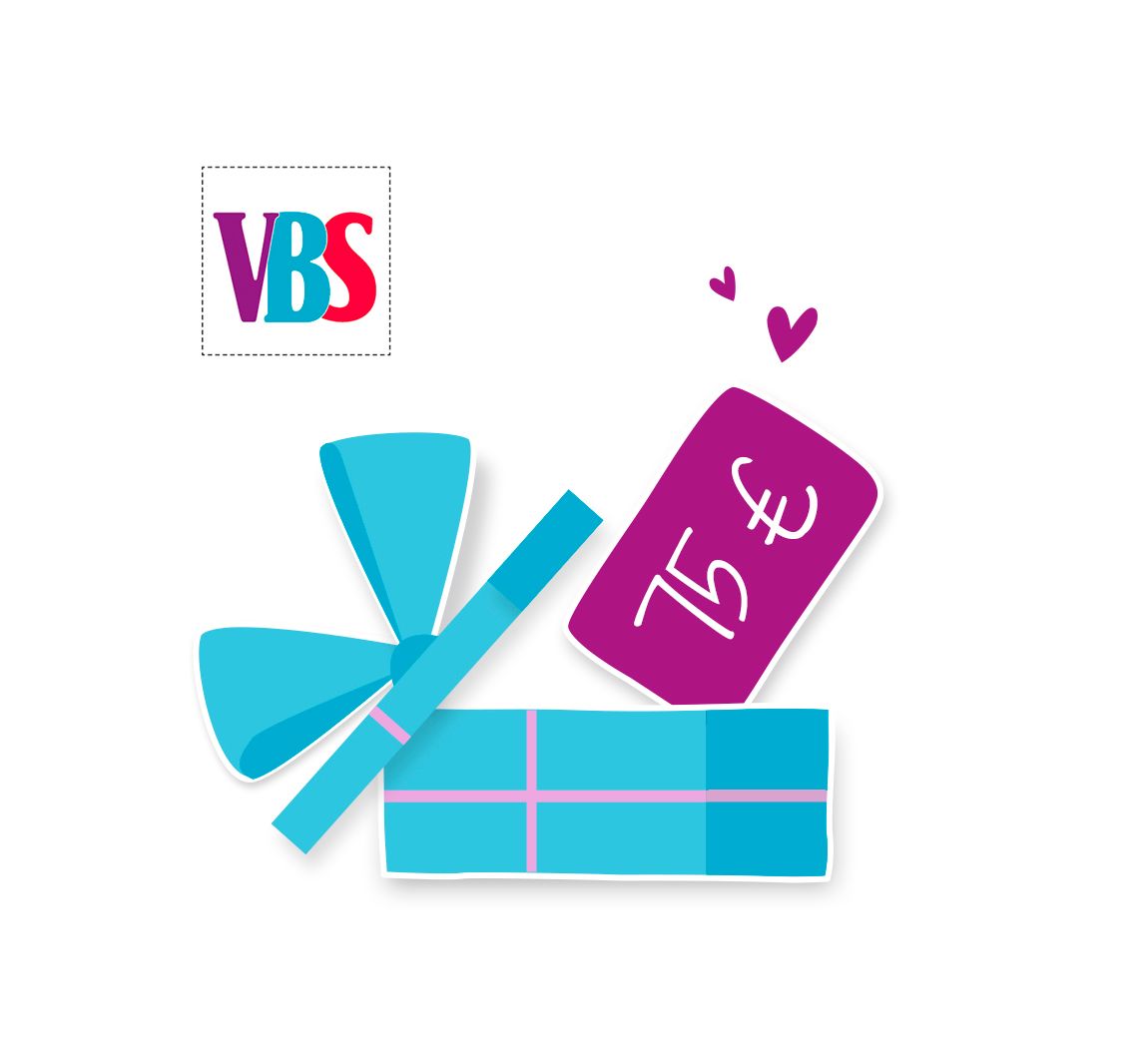 VBS Tegoedbon - 75 EUR