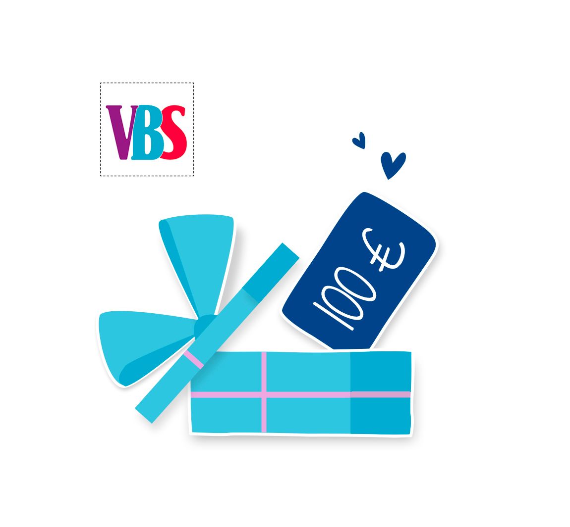 VBS Tegoedbon - 100 EUR