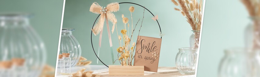 Decorations with metal rings VBS Hobby